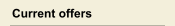 Current offers